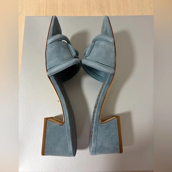 Sam Edelman Woman’s Suede Waylon Blue Weave Slide - Size 8M, 38,5 - Picture 9 of 10